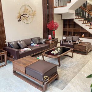 Sofa Gỗ Óc Chó Mã SFB – 10