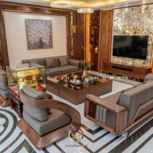 Sofa Gỗ Óc Chó Mã SFB-33