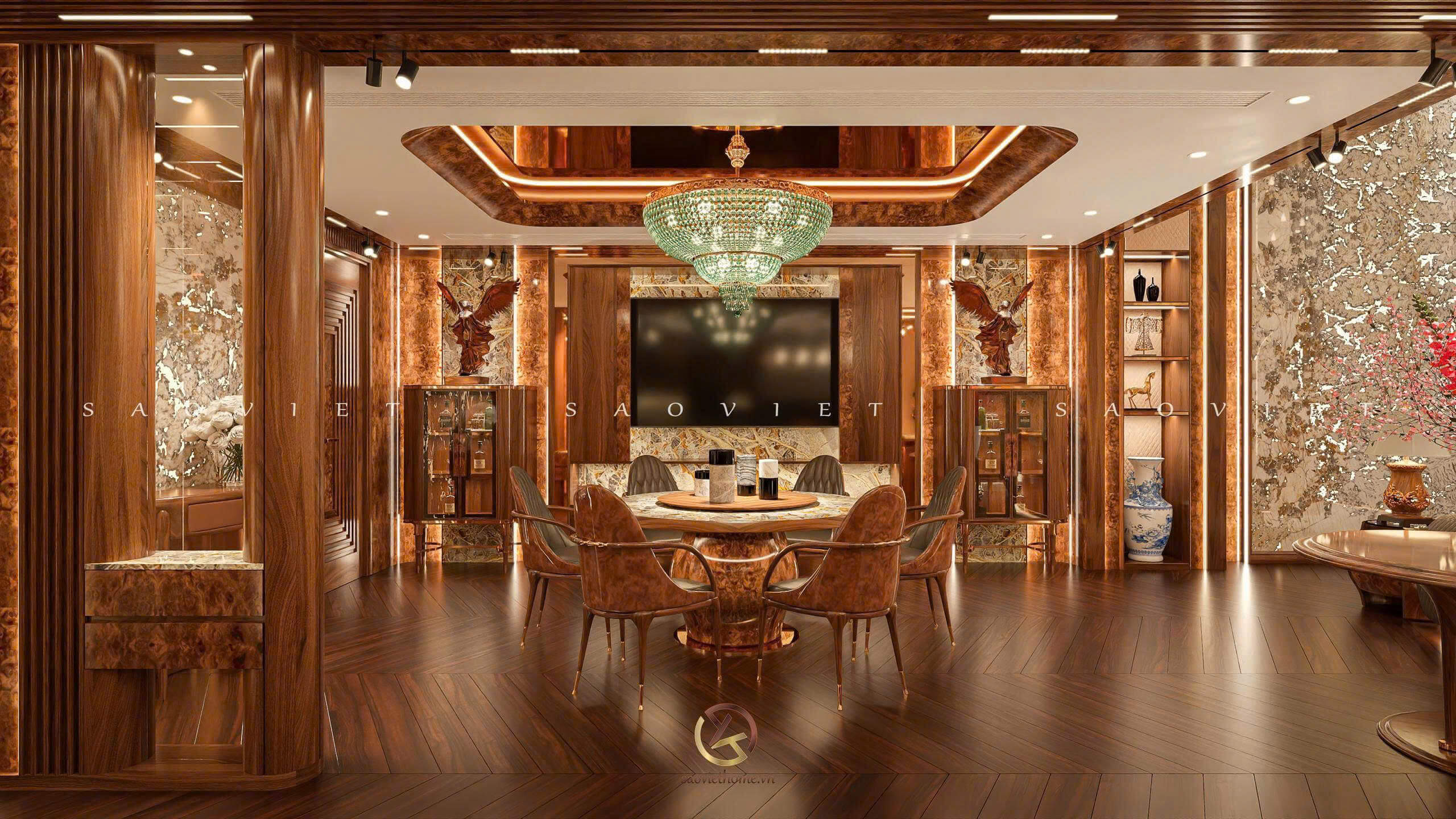 Thiết kế nội thất Penthouse - Phòng bếp