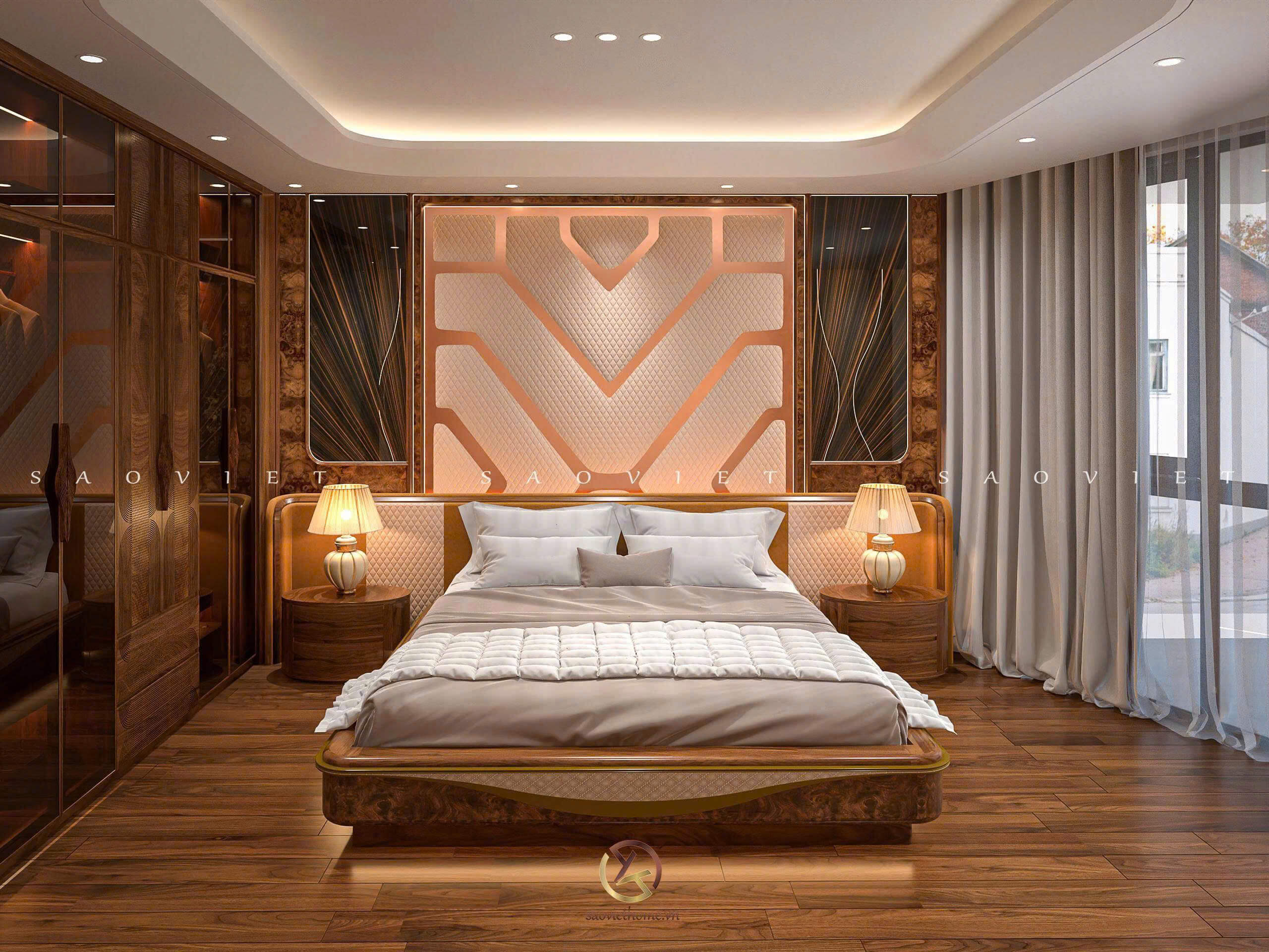 Thiết kế nội thất Penthouse - Phòng ngủ con 02