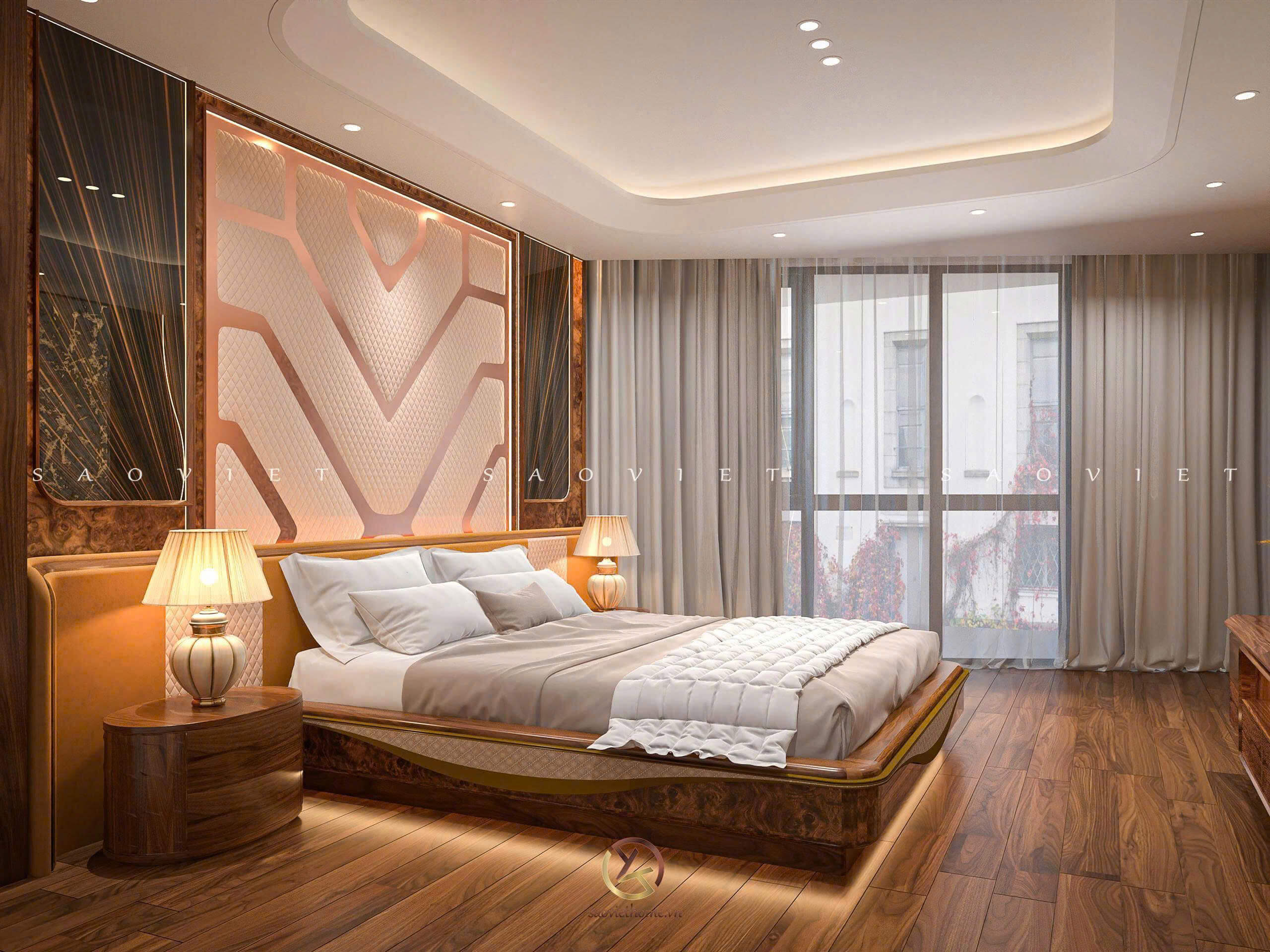 Thiết kế nội thất Penthouse - Phòng ngủ con 02