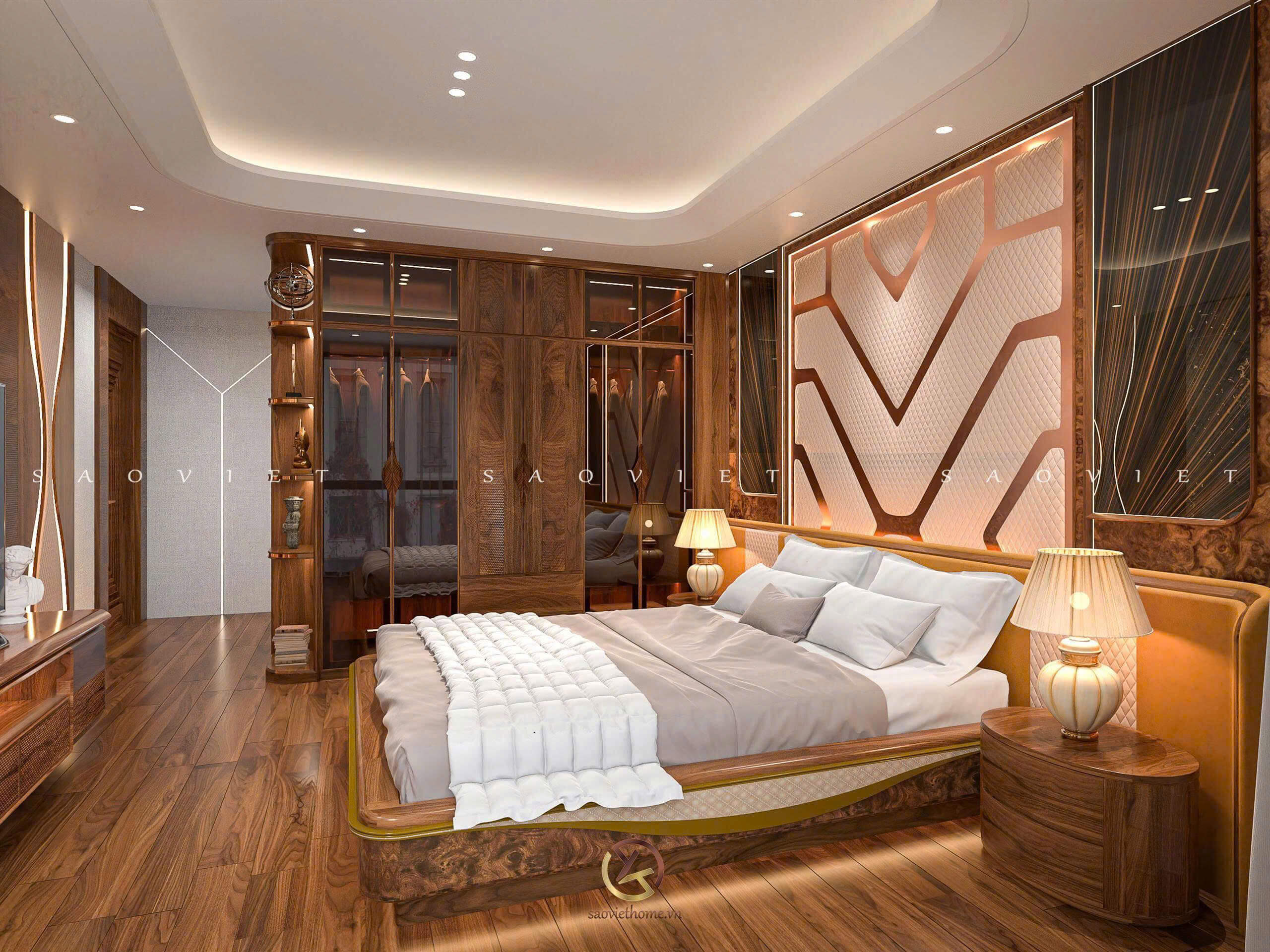 Thiết kế nội thất Penthouse - Phòng ngủ con 02