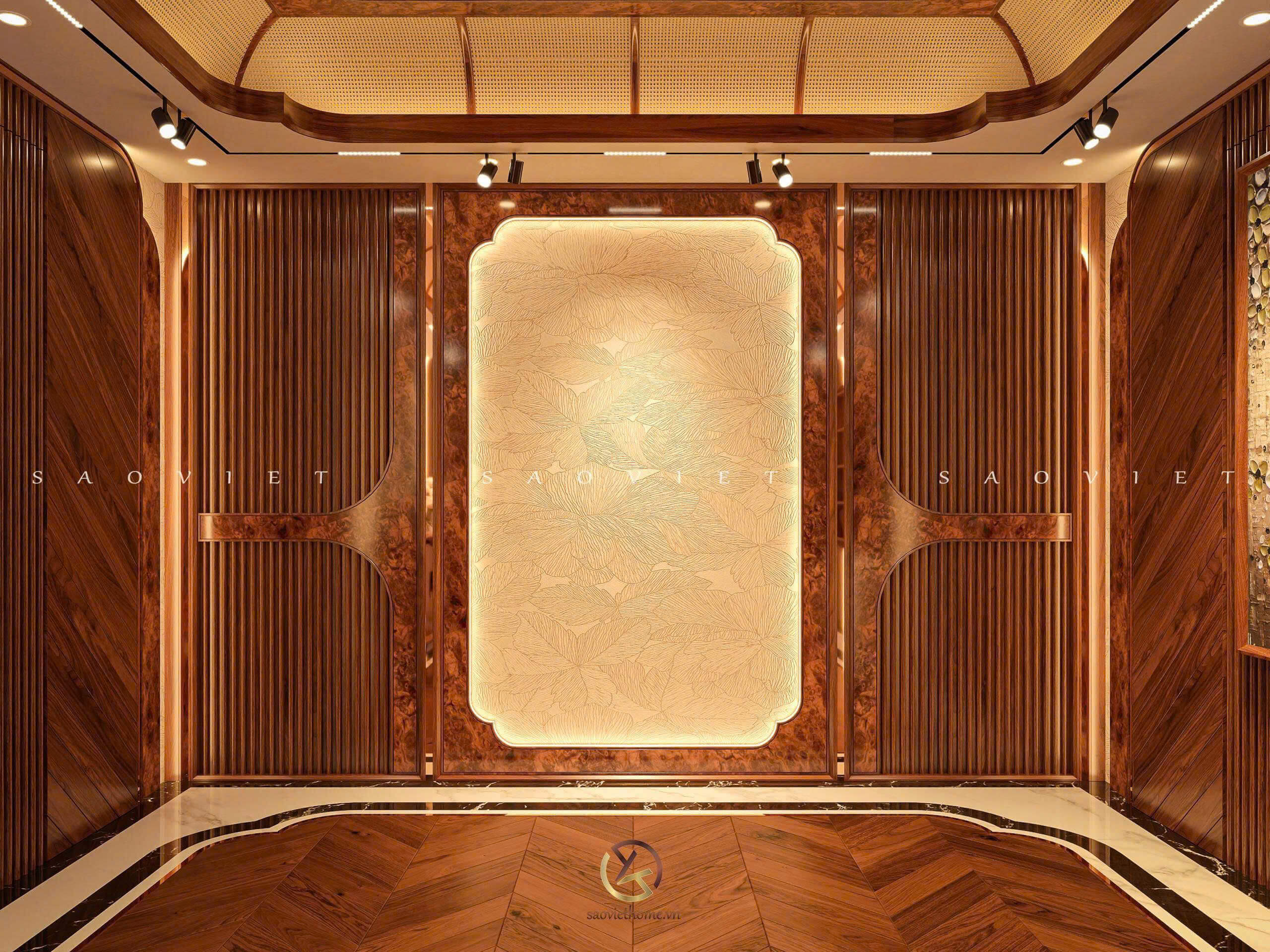 Thiết kế nội thất Penthouse - Phòng thờ