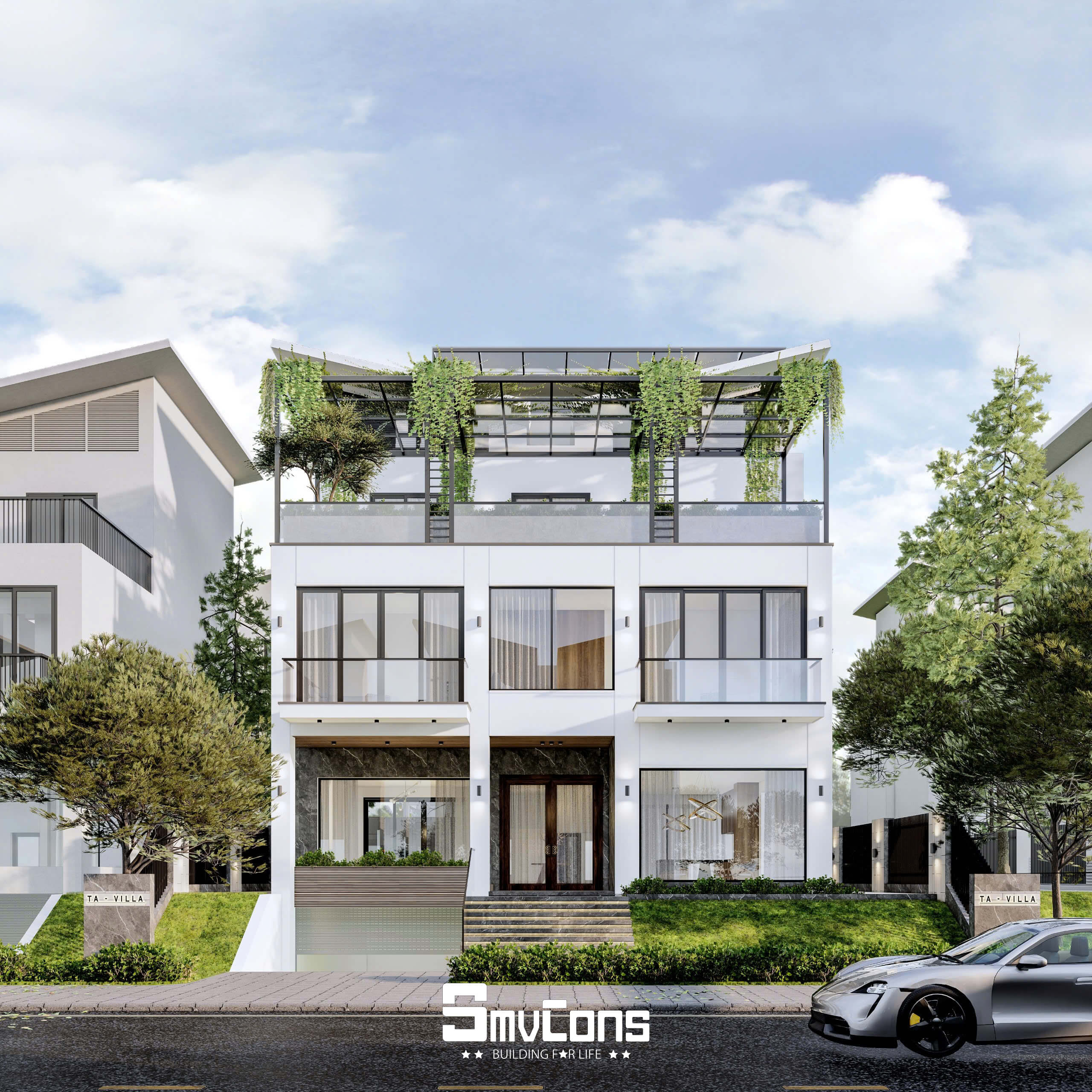 Mẫu thiết kế biệt thự đẹp, sang trọng 2026