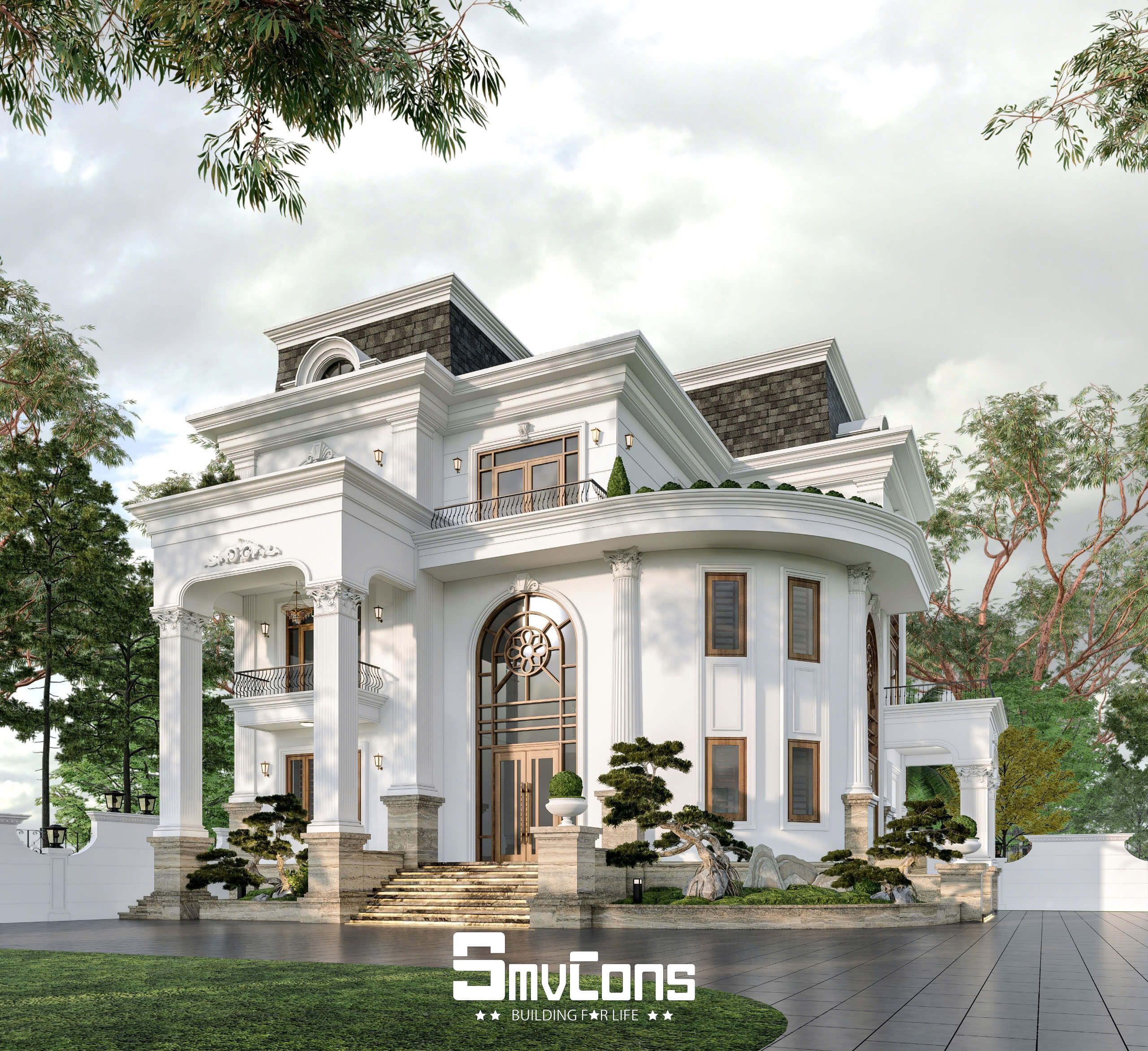 Mẫu thiết kế biệt thự đẹp, sang trọng 2026