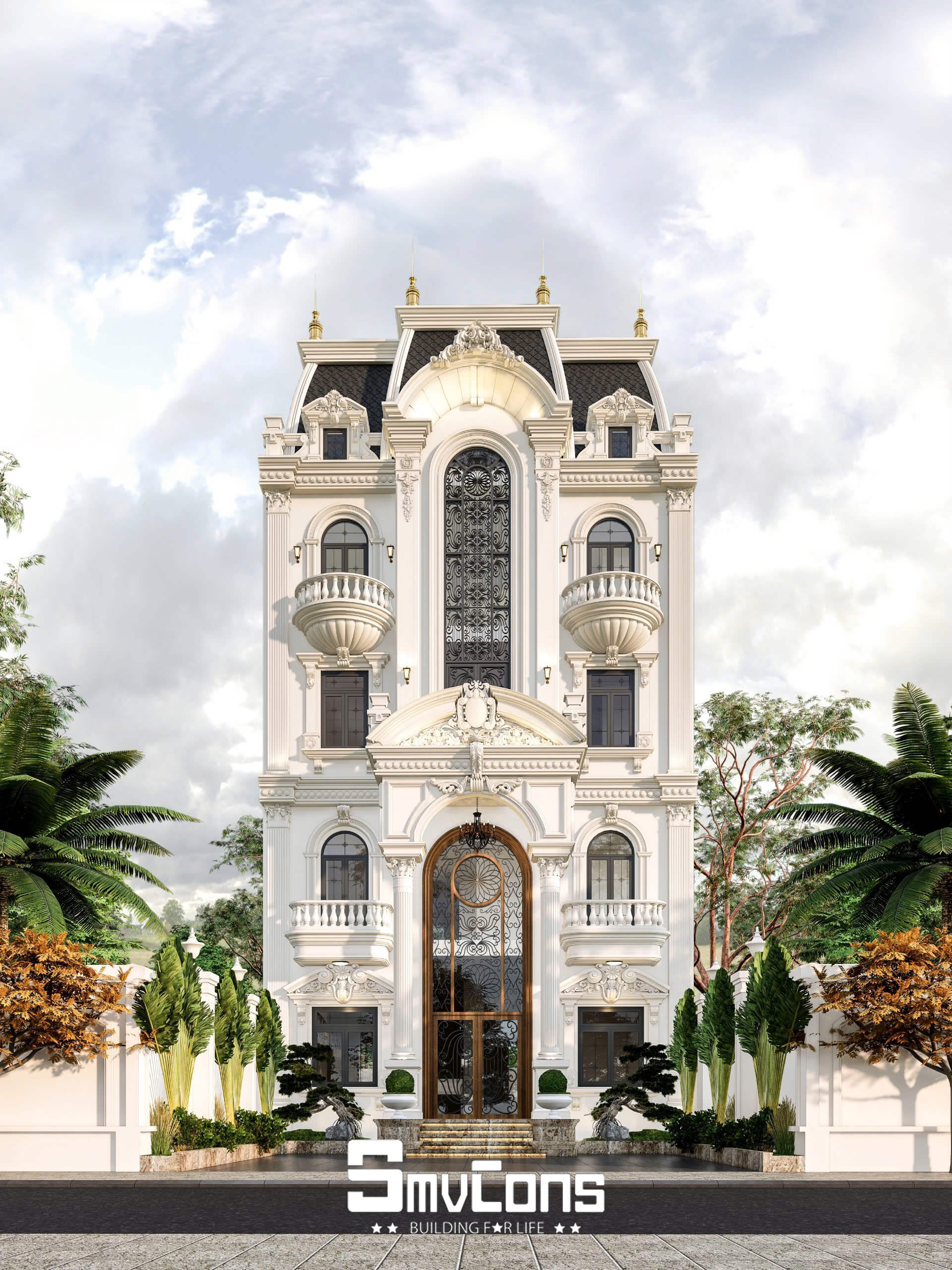 Mẫu thiết kế biệt thự đẹp, sang trọng 2026