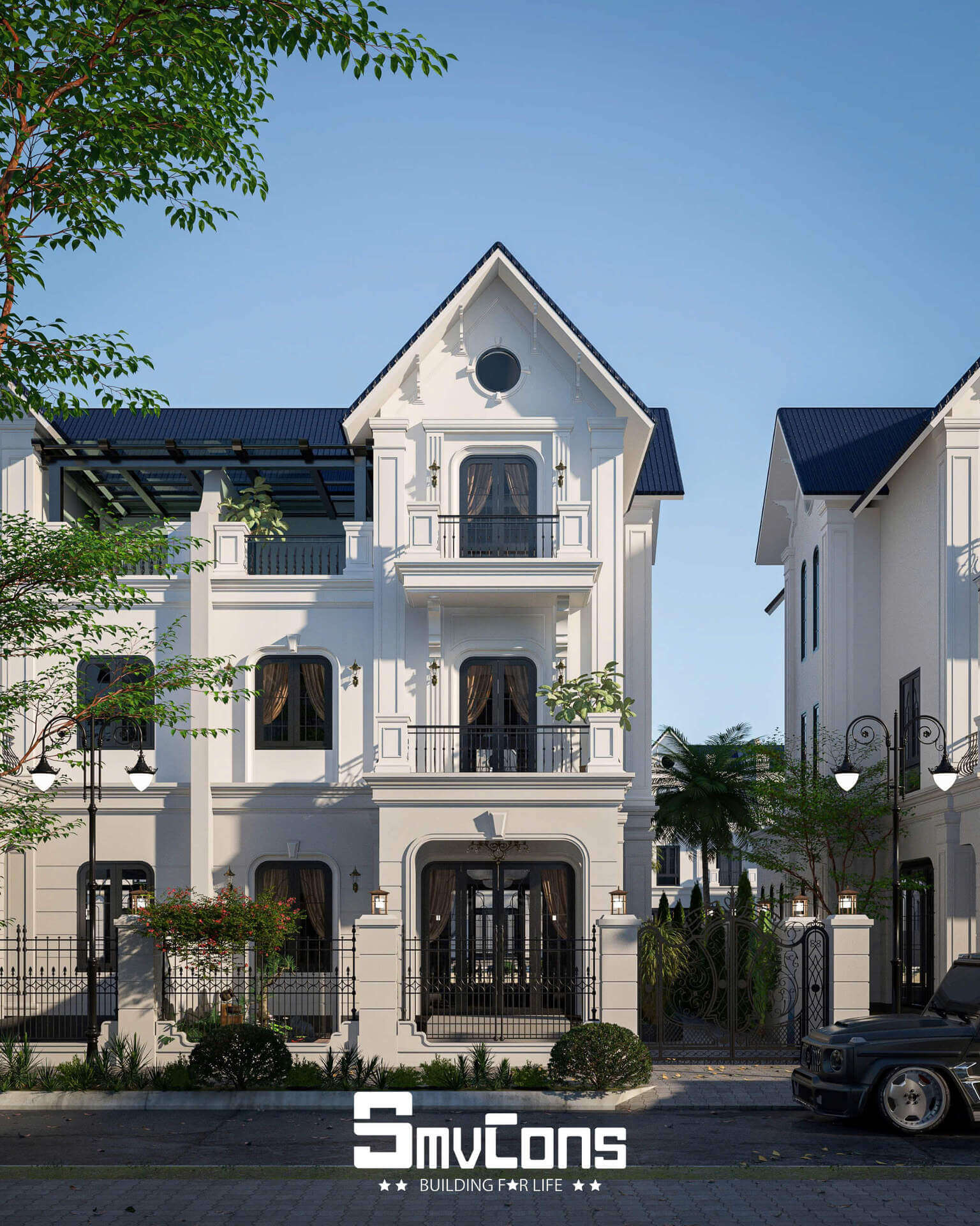 Mẫu thiết kế biệt thự đẹp, sang trọng 2026