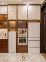 Tủ Bếp Gỗ Óc Chó Mã TBG-16