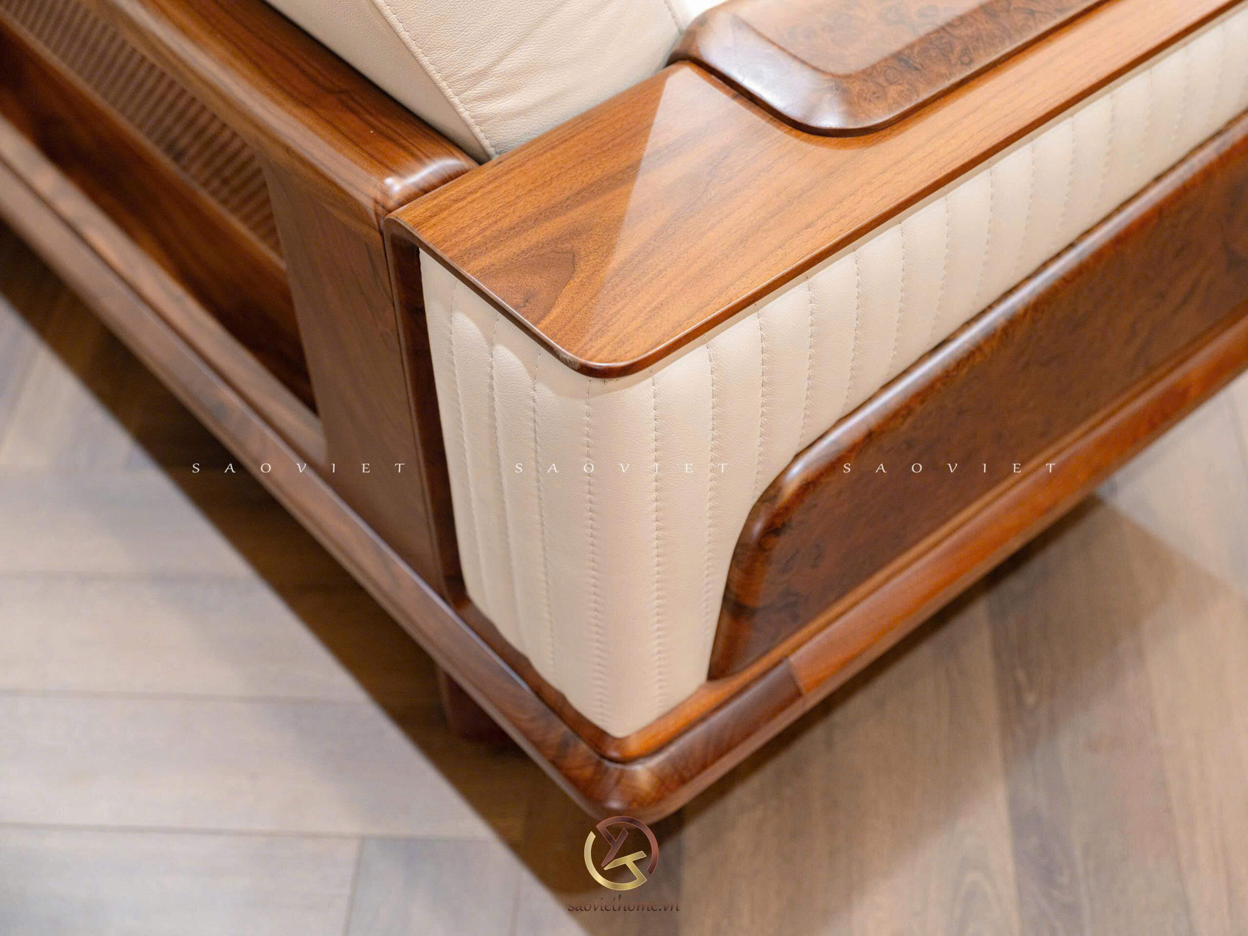 Sofa Gỗ Óc Chó Mã SFB-35