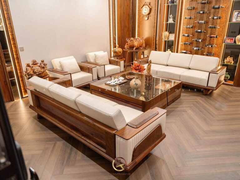 Sofa Gỗ Óc Chó Mã SFB-35