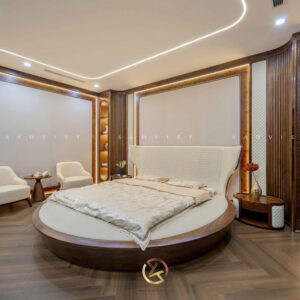 Giường Ngủ Gỗ Óc Chó GNG-27