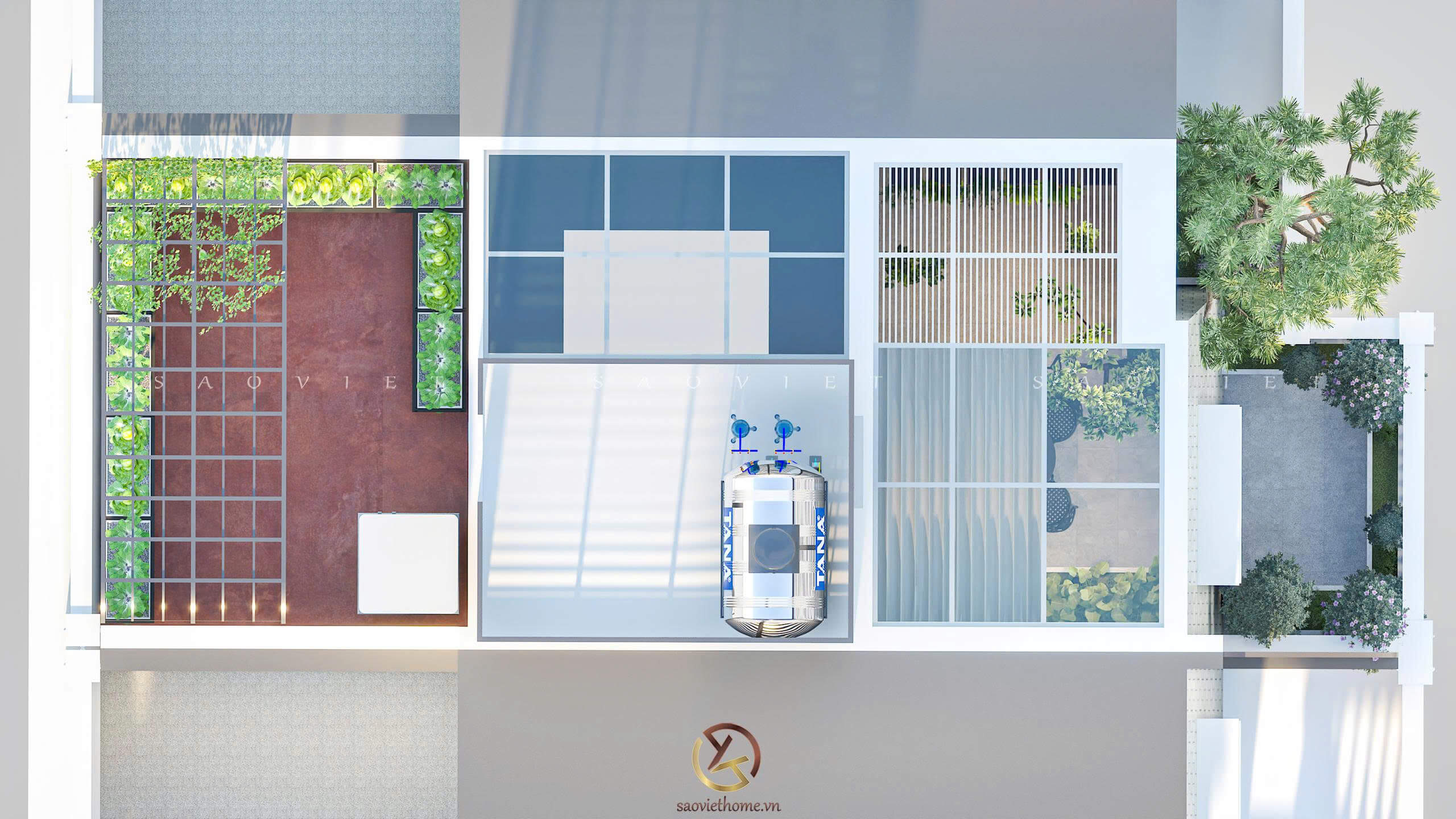 Sân thượng - Dự án Đông Dương Residence