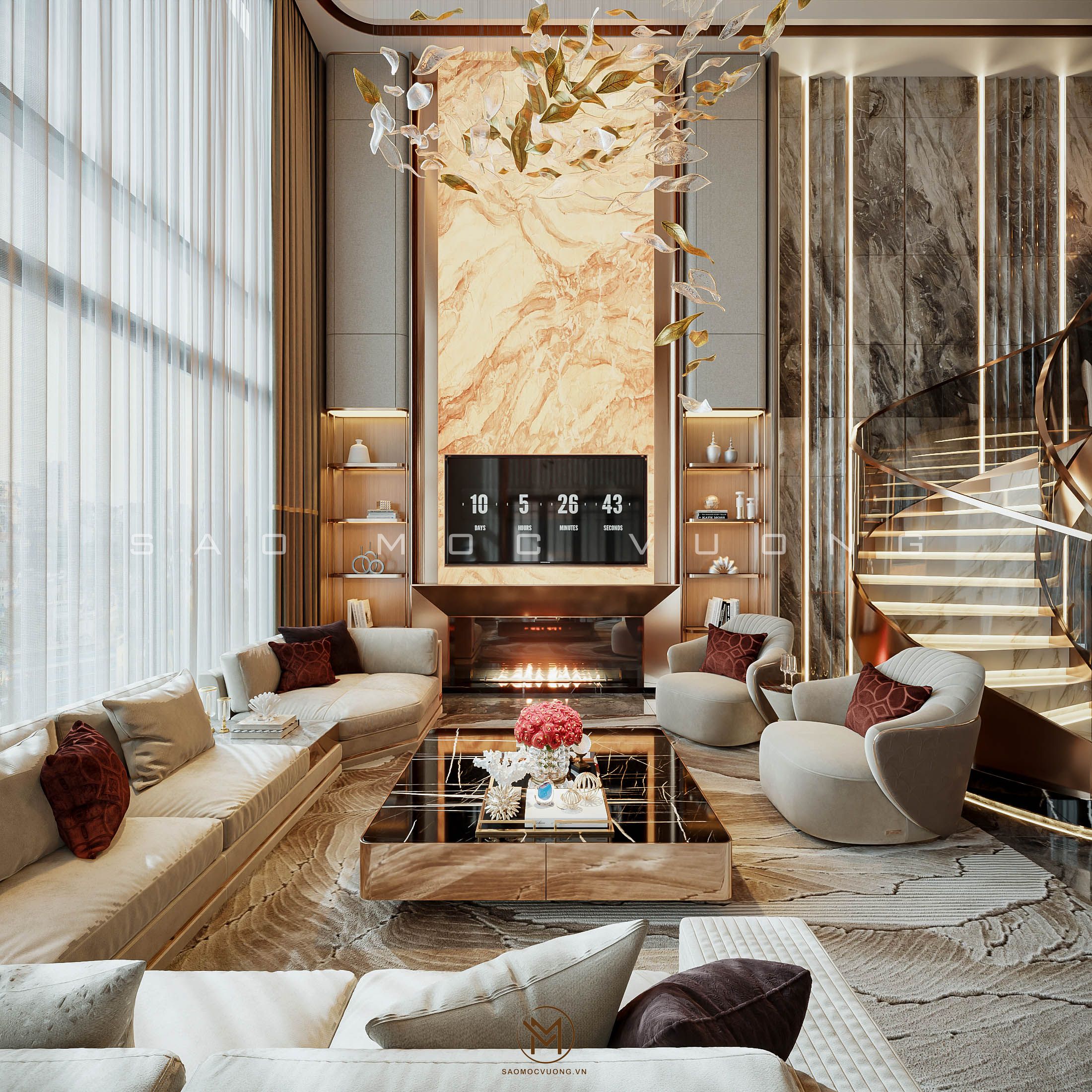 The Majestic - Vĩnh Phúc - Thiết kế nội thất phong cách luxury