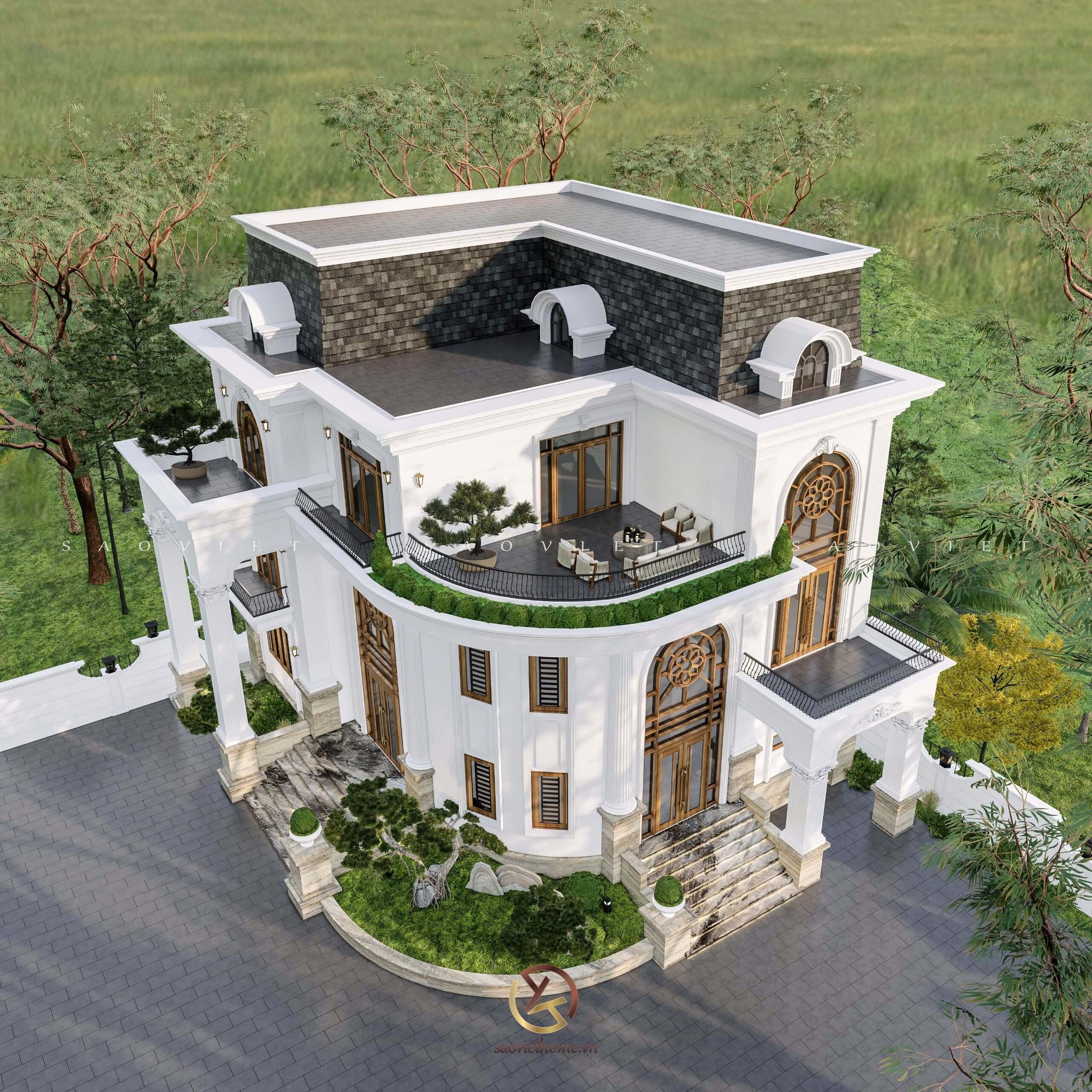 B Villa - Thiết kế biệt thự sân vườn Ninh Bình