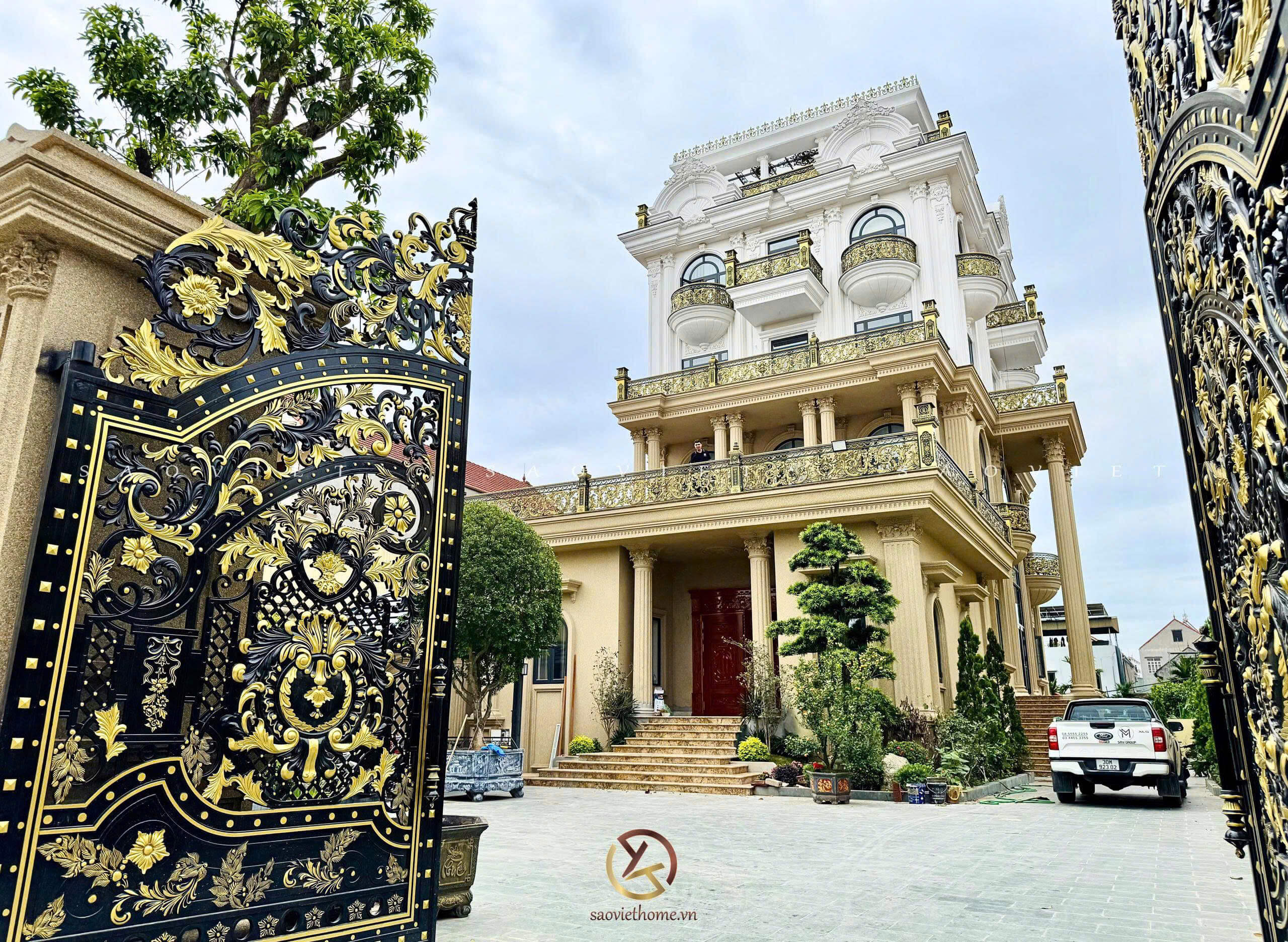 Dương Hòa Villa – Biệt thự nội thất gỗ óc chó