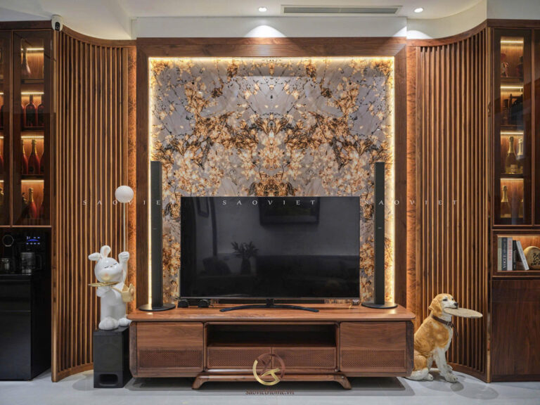 Kệ Tivi Gỗ Óc Chó KTV-40