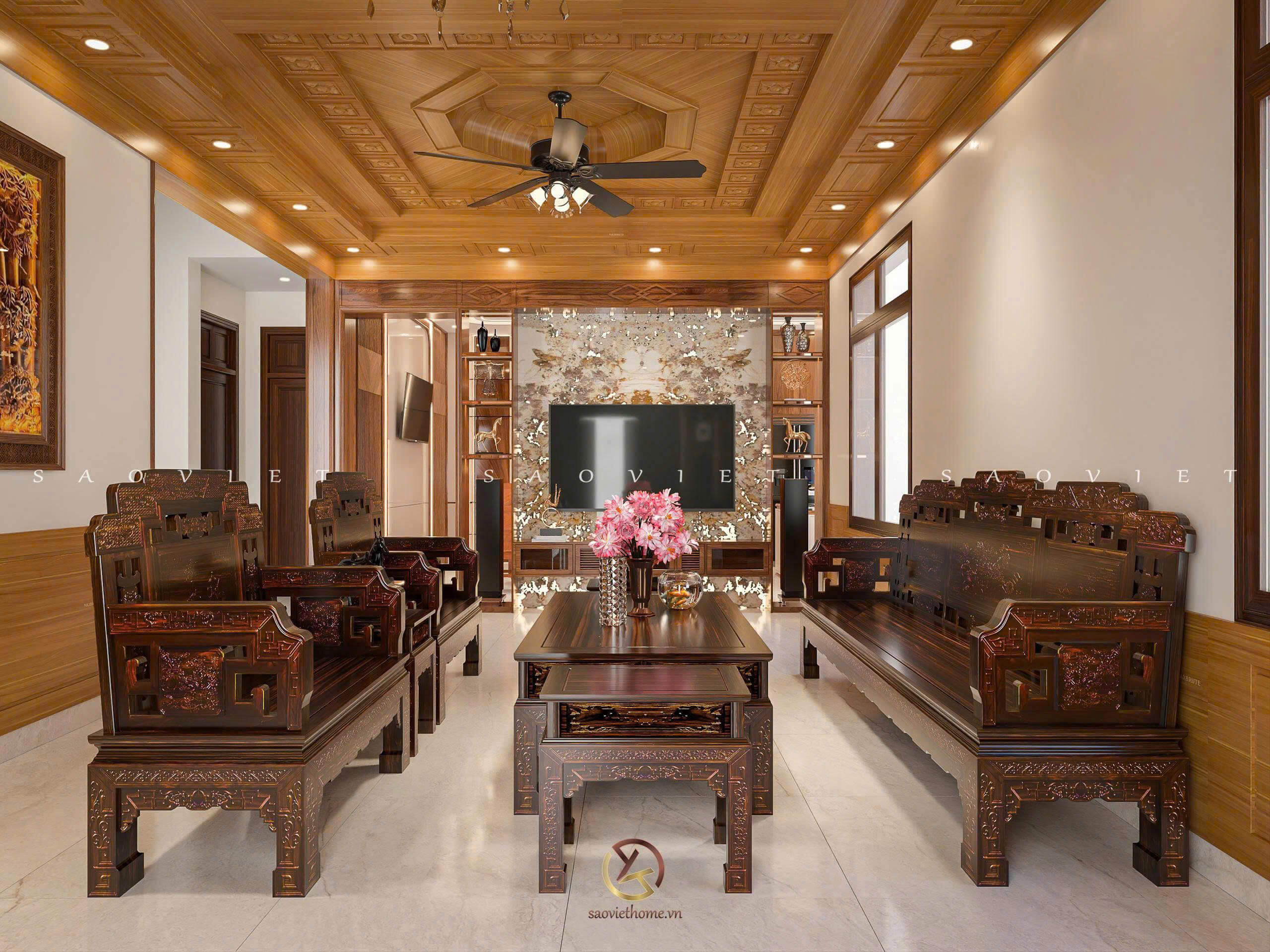 Thiết kế nội thất Ninh Bình - phòng khách