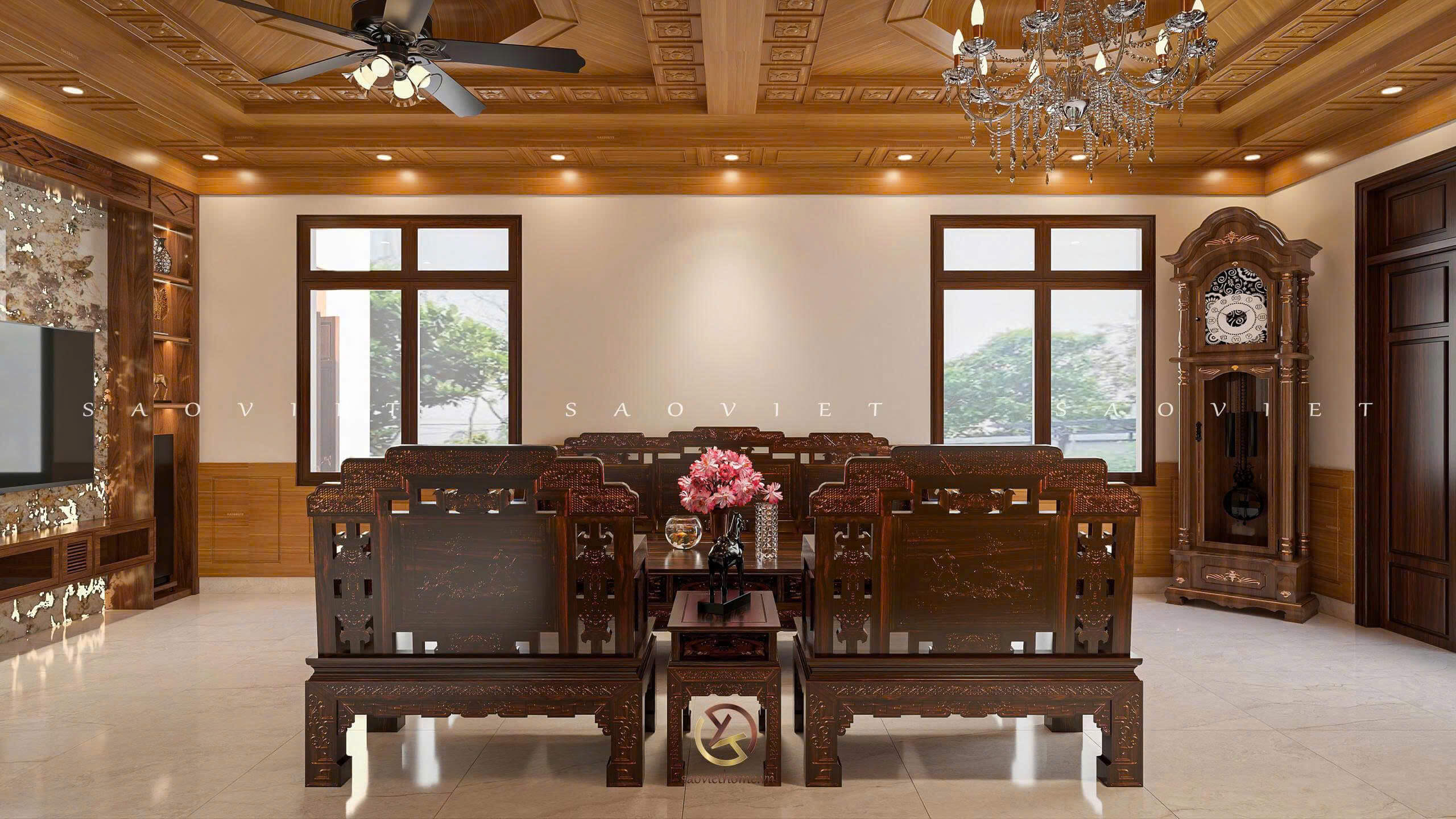 Thiết kế nội thất Ninh Bình - phòng khách