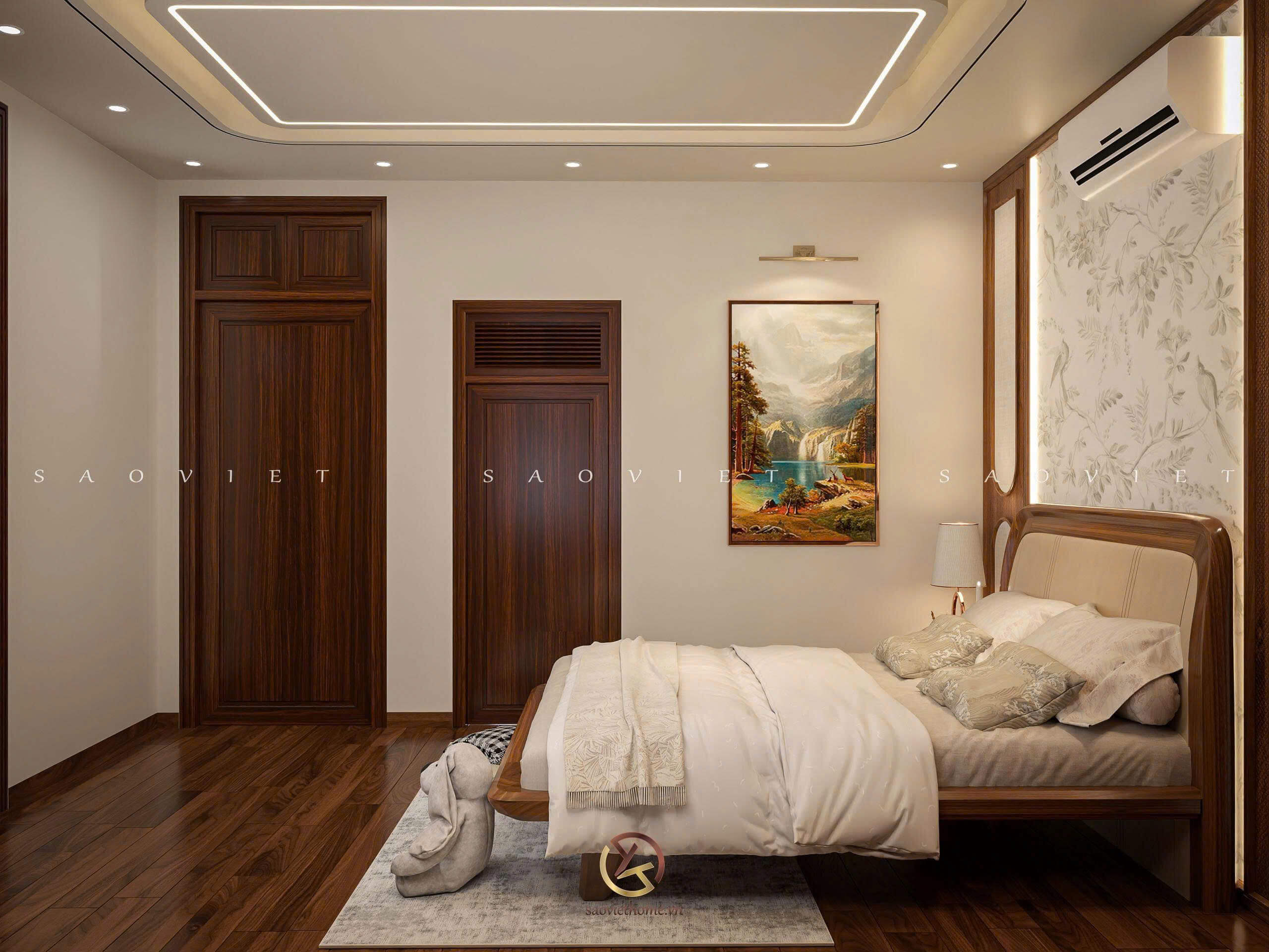 Thiết kế nội thất Ninh Bình - phòng ngủ con gái