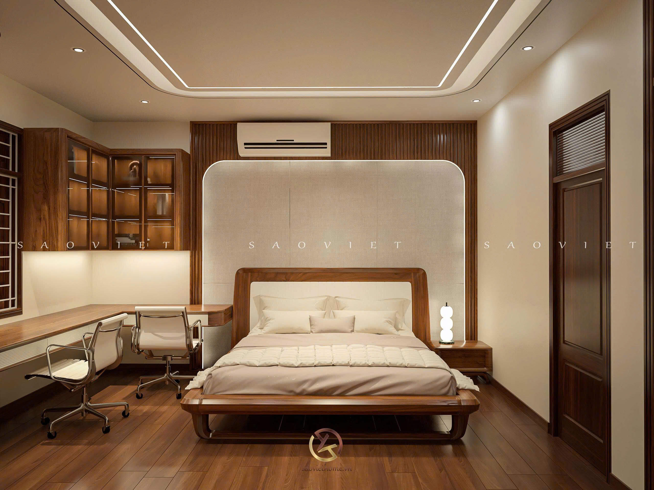 Thiết kế nội thất Ninh Bình - phòng ngủ con trai