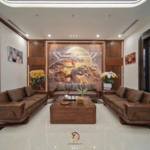 Sofa Gỗ Óc Chó Mã SFB-38