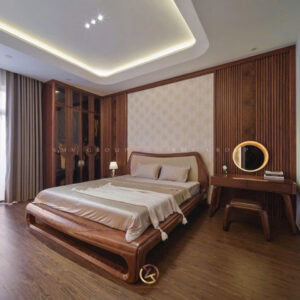 Giường Ngủ Gỗ Óc Chó GNG-30